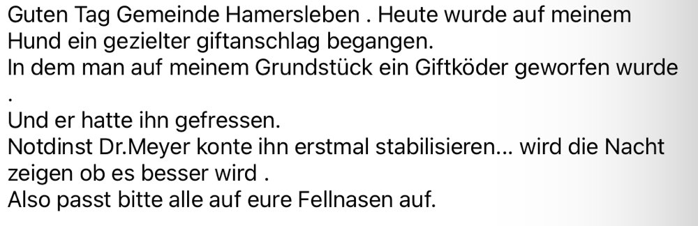 Giftköder-Giftköder wurden in Grundstück geworfen-Profilbild