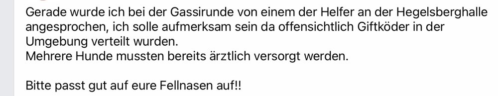 Giftköder-Giftköder Umgebung Hegelsberghalle-Profilbild