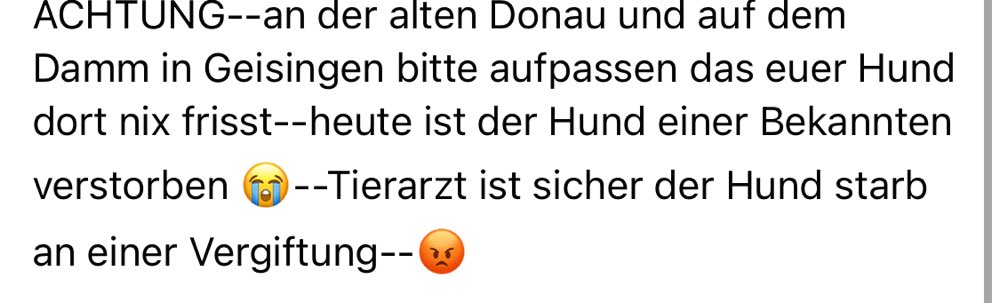 Giftköder-Giftköder an der alten Donau-Profilbild