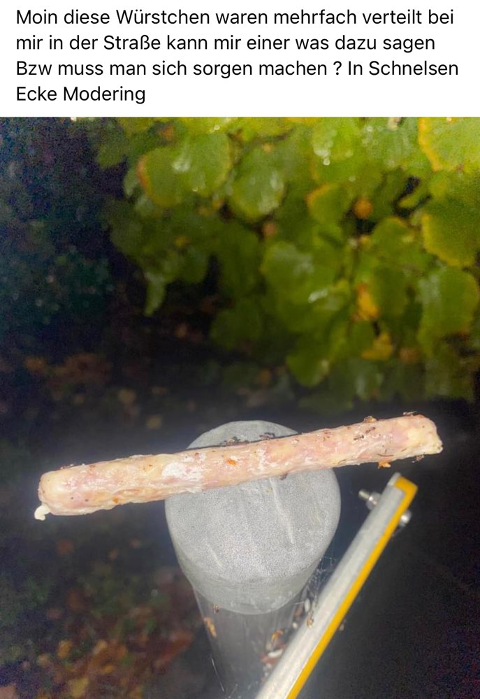 Giftköder-Würstchen ausgelegt-Profilbild