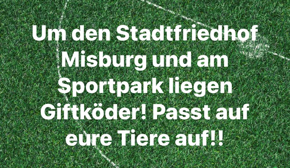 Giftköder-Giftköder am Stadtfriedhof und Sportpark-Profilbild