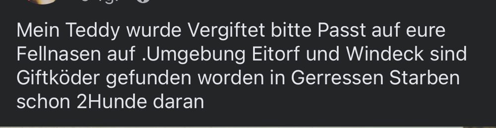 Giftköder-Giftköder in Eitorf und Windeck-Profilbild