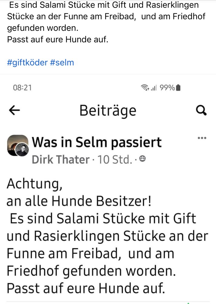 Giftköder-Giftköder an der Funne, am Freibad und am Friedhof-Profilbild