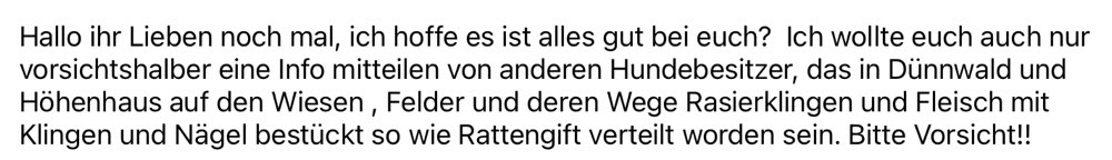 Giftköder-Fleisch mit Rasierklingen und Nägeln-Profilbild
