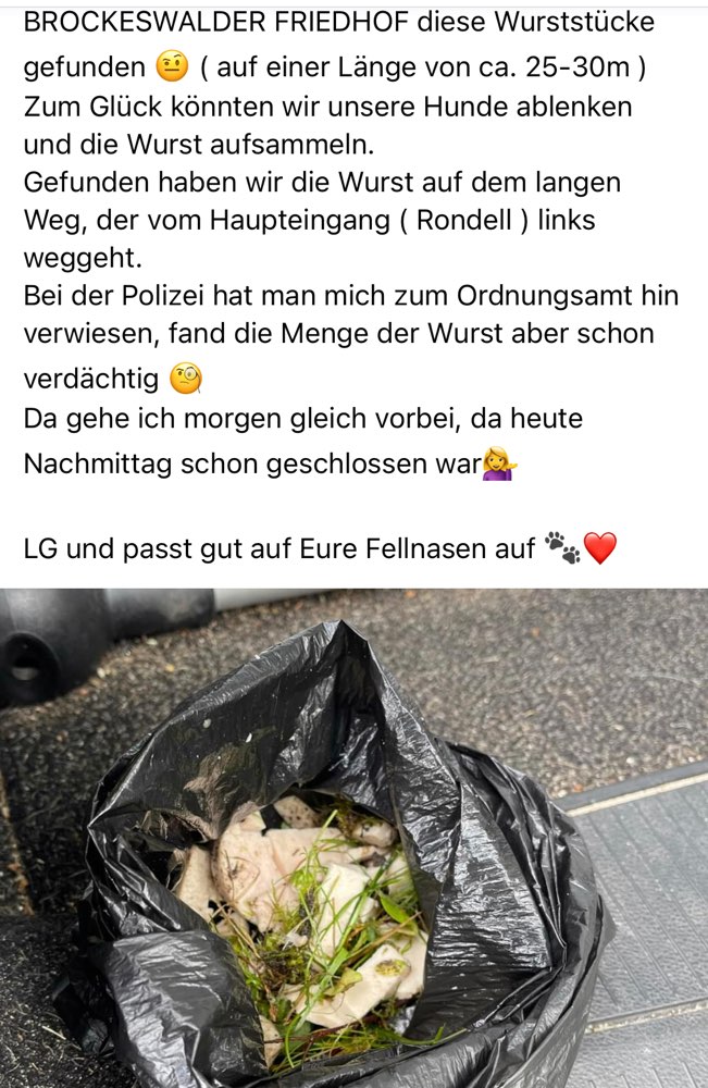 Giftköder-Ausgelegte Wurststücke-Profilbild