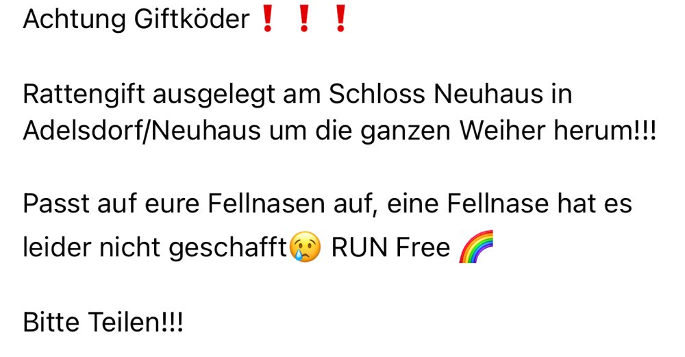 Giftköder-Achtung Giftköder am Weiher-Profilbild
