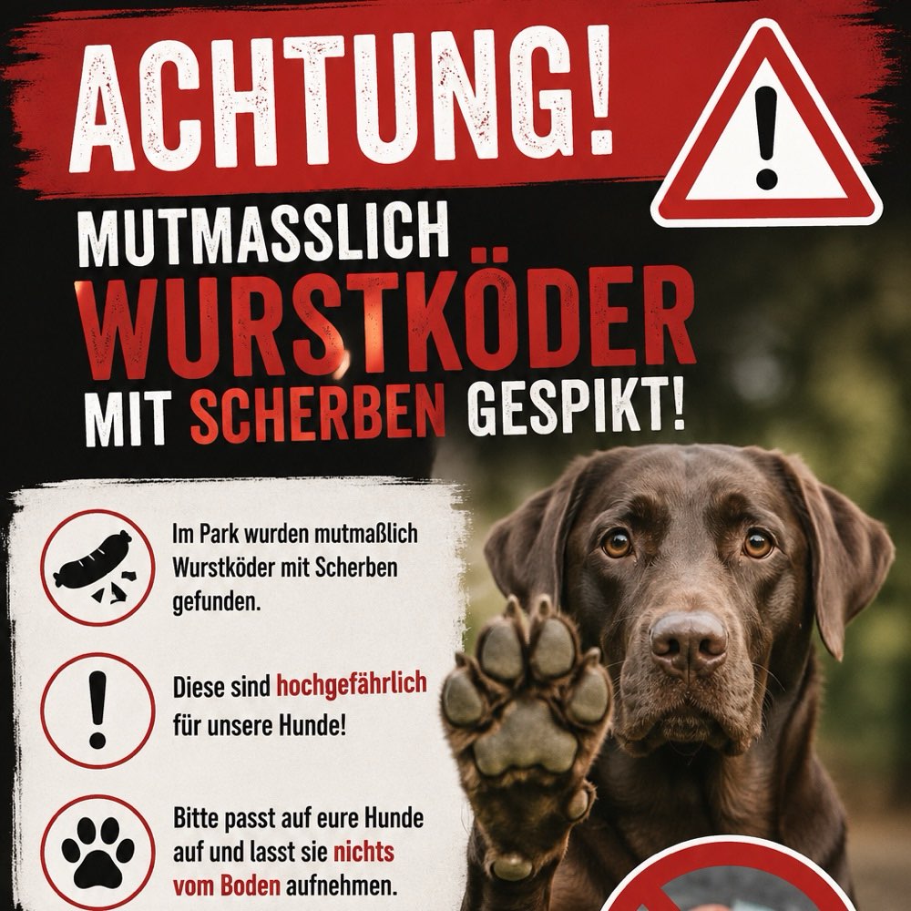 Giftköder-Wurst-Köder gespickt mit Scherben-Profilbild