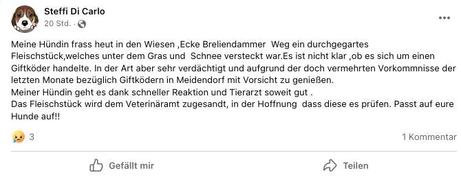 Giftköder-Vergifteter Hund-Profilbild