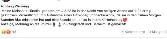 Giftköder-Toter Hund-Profilbild