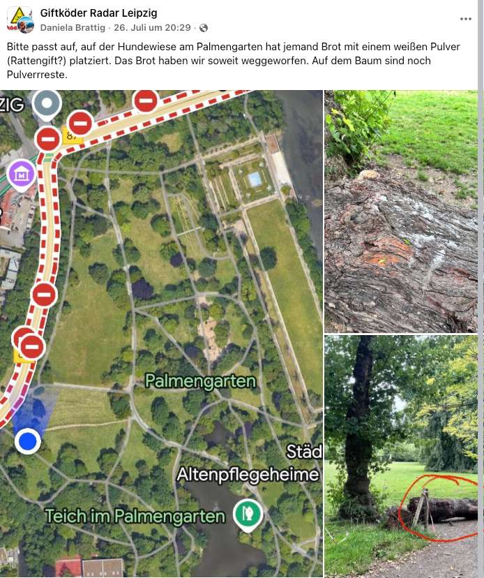 Giftköder-Verdacht auf Rattengift – Brot mit weißem Pulver entdeckt-Profilbild