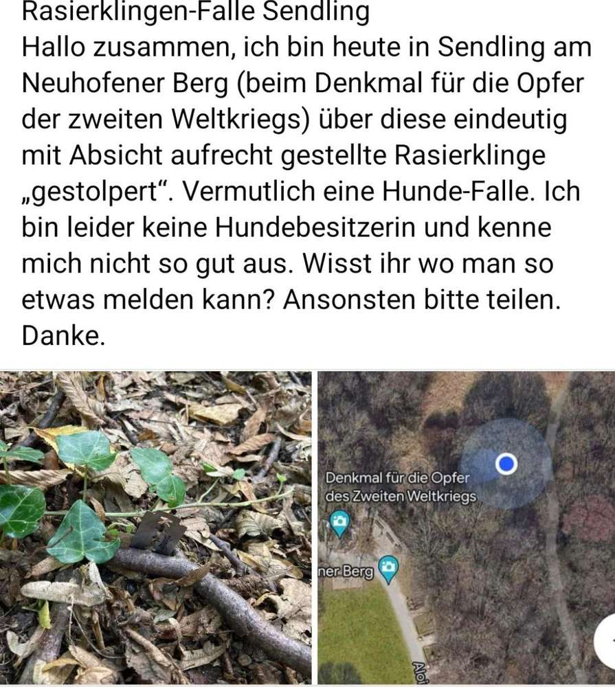 Giftköder-Rasierklinge Neuhofener Berg-Profilbild