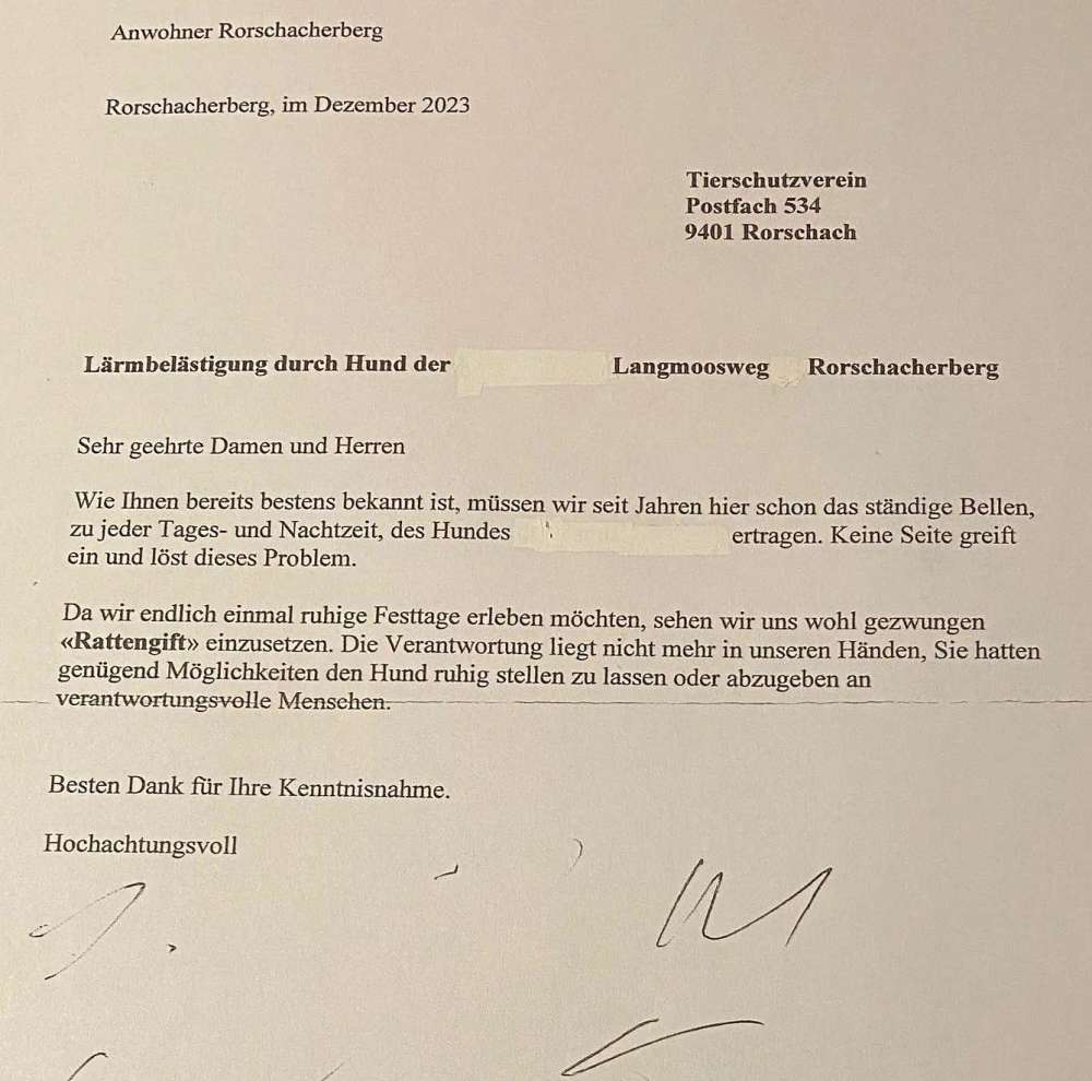 Giftköder-Drohung Hund wegen Lärmbelästigung zu töten-Profilbild