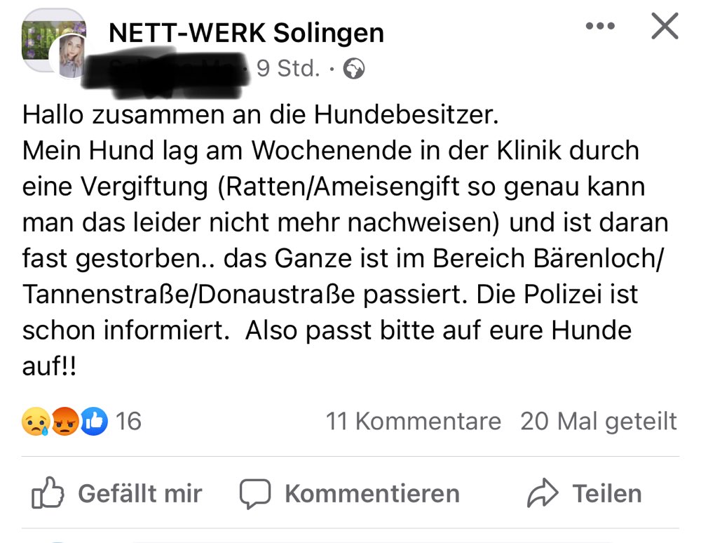 Giftköder-Vermutlich Ratten/Ameisengift-Profilbild
