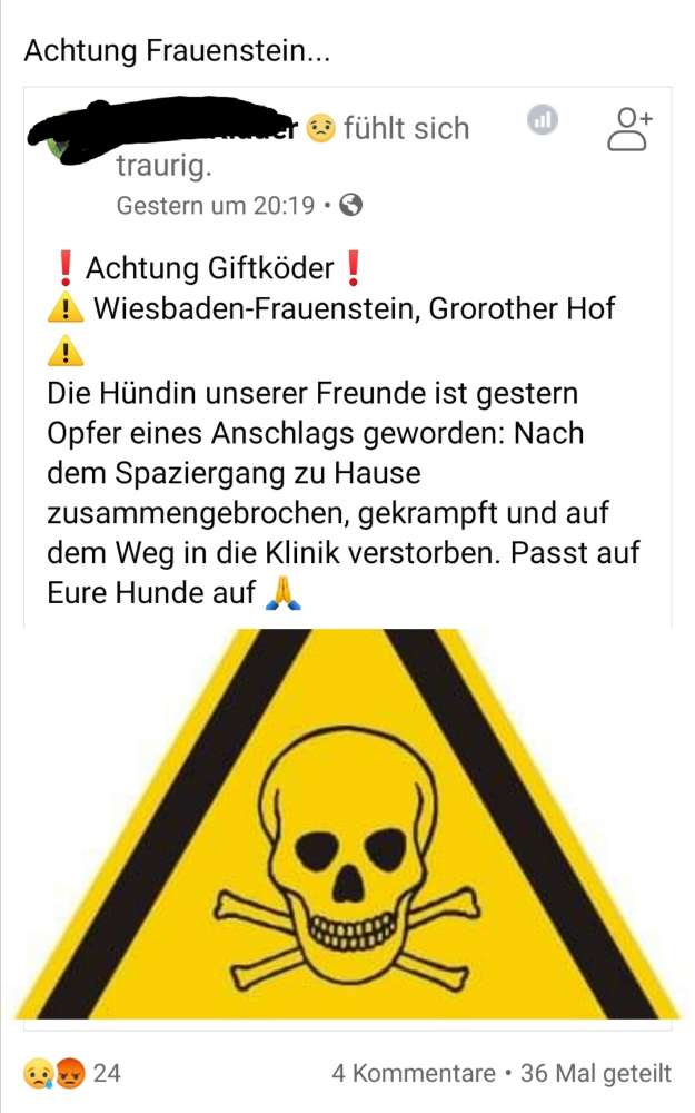 Giftköder-Girftköder in Wiesbaden - Frauenstein!-Profilbild