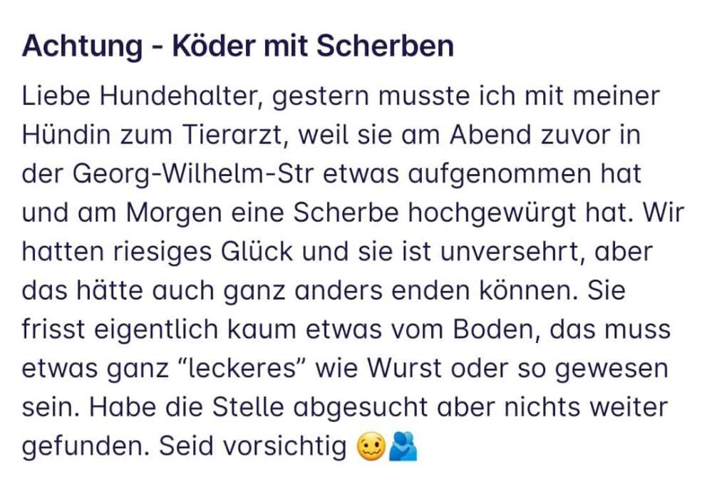 Giftköder-Giftköder mit Glasscherbe-Profilbild
