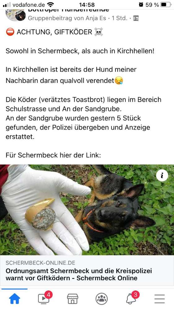Giftköder-Verätztes Toastbrot in Kirchhellen-Profilbild