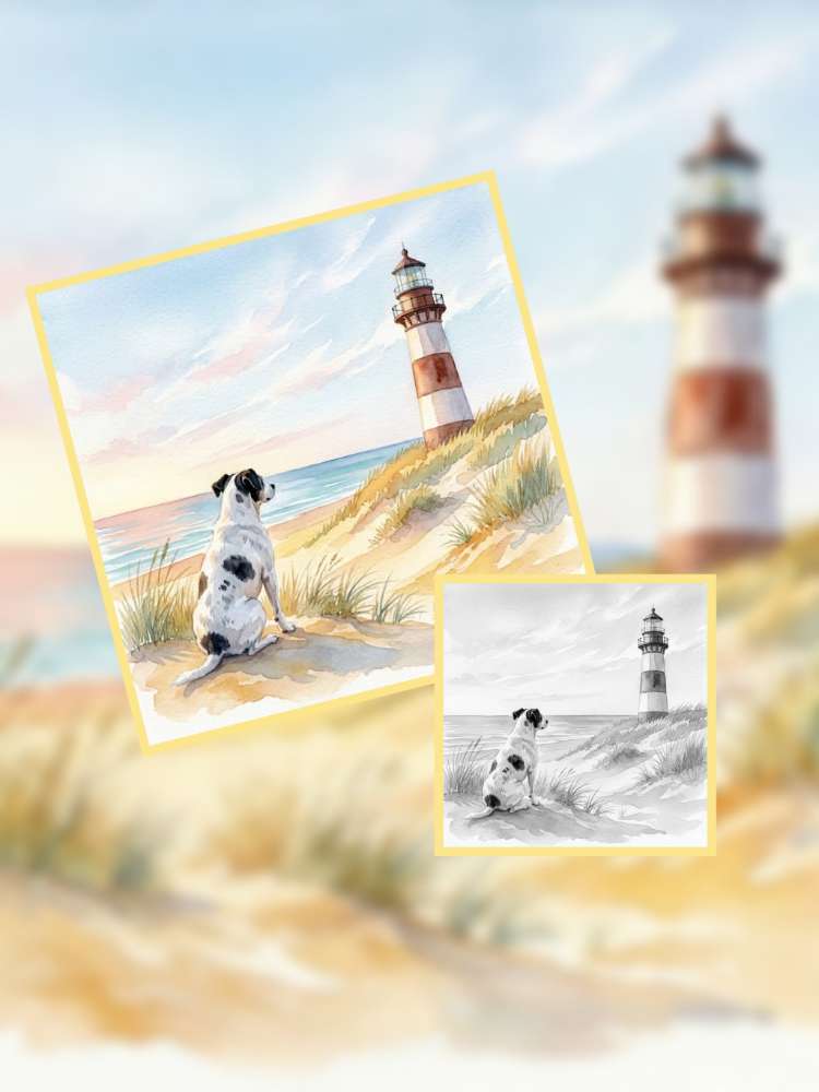 36. KI Wettbewerb "Dasselbe Bild in Farbe und Schwarz-weiß" Banner