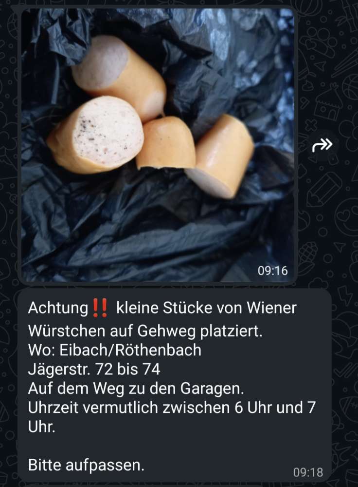 Giftköder-Wurst ausgelegt-Profilbild