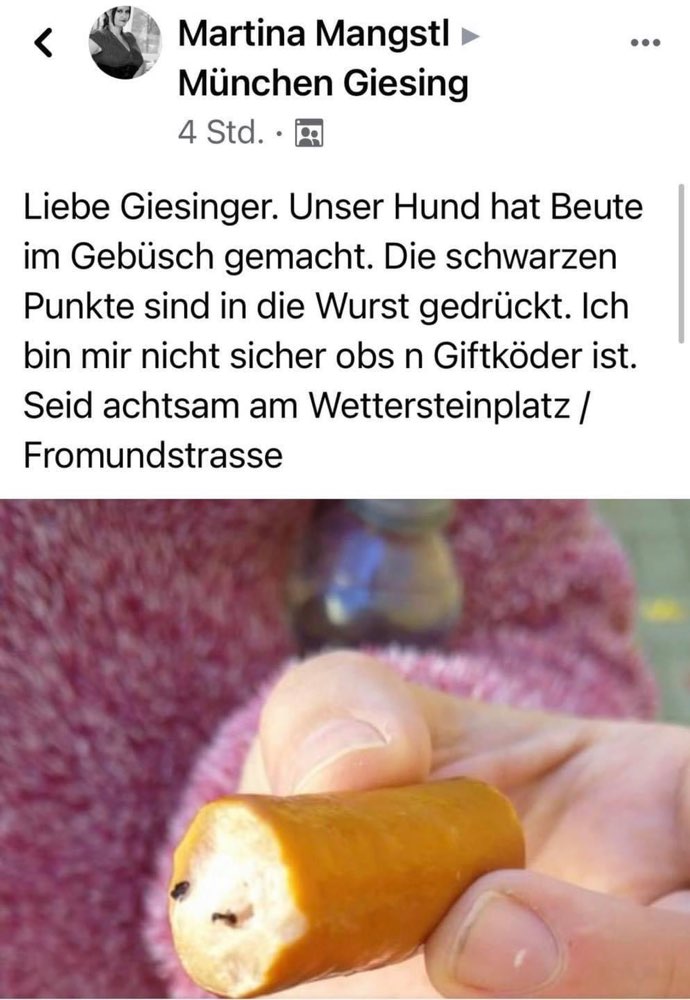 Giftköder-Präparierte Wurst-Profilbild