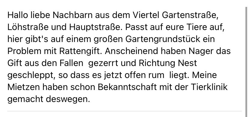 Giftköder-Rattengift in Grunddstück-Profilbild