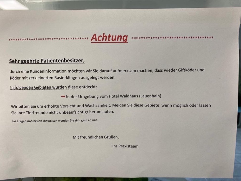 Giftköder-Giftköder/ Rasierklingen-Profilbild