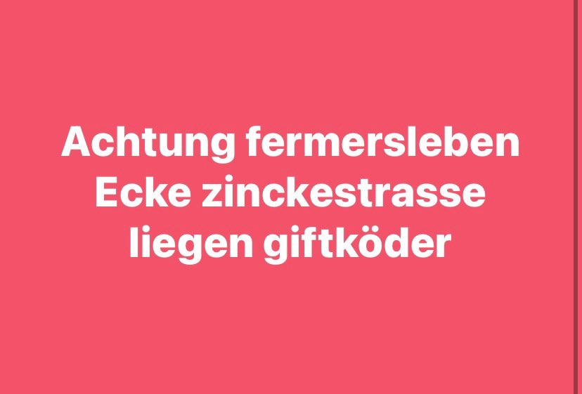 Giftköder-Achtung Giftköder-Profilbild