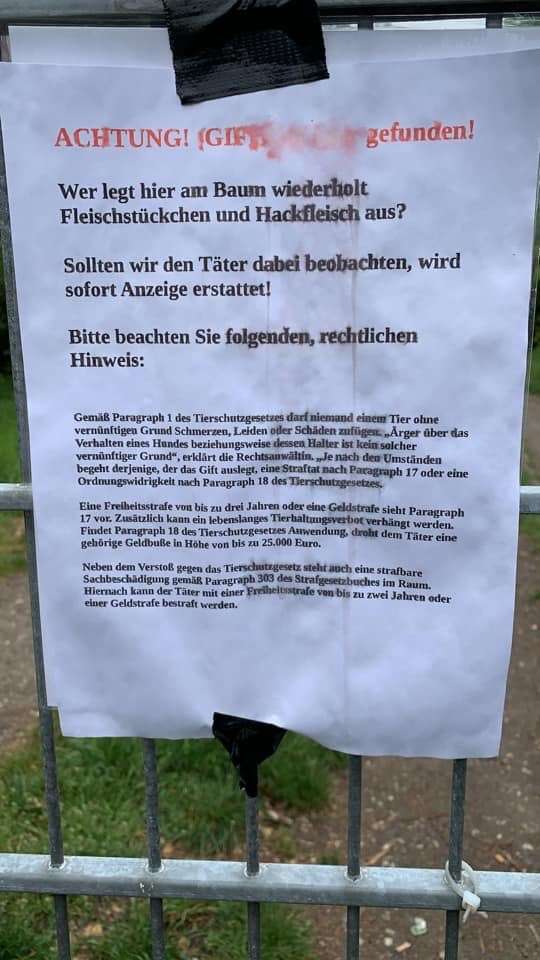 Giftköder-Fleischstücke unter Büschen-Profilbild