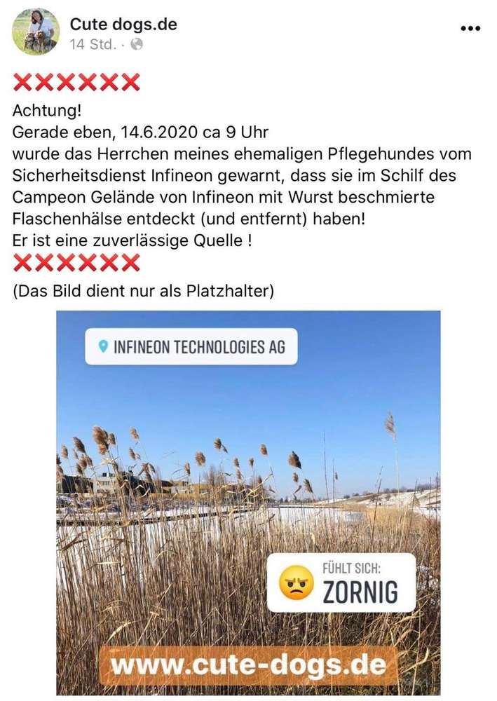 Giftköder-Flaschen mit Wurst-Profilbild