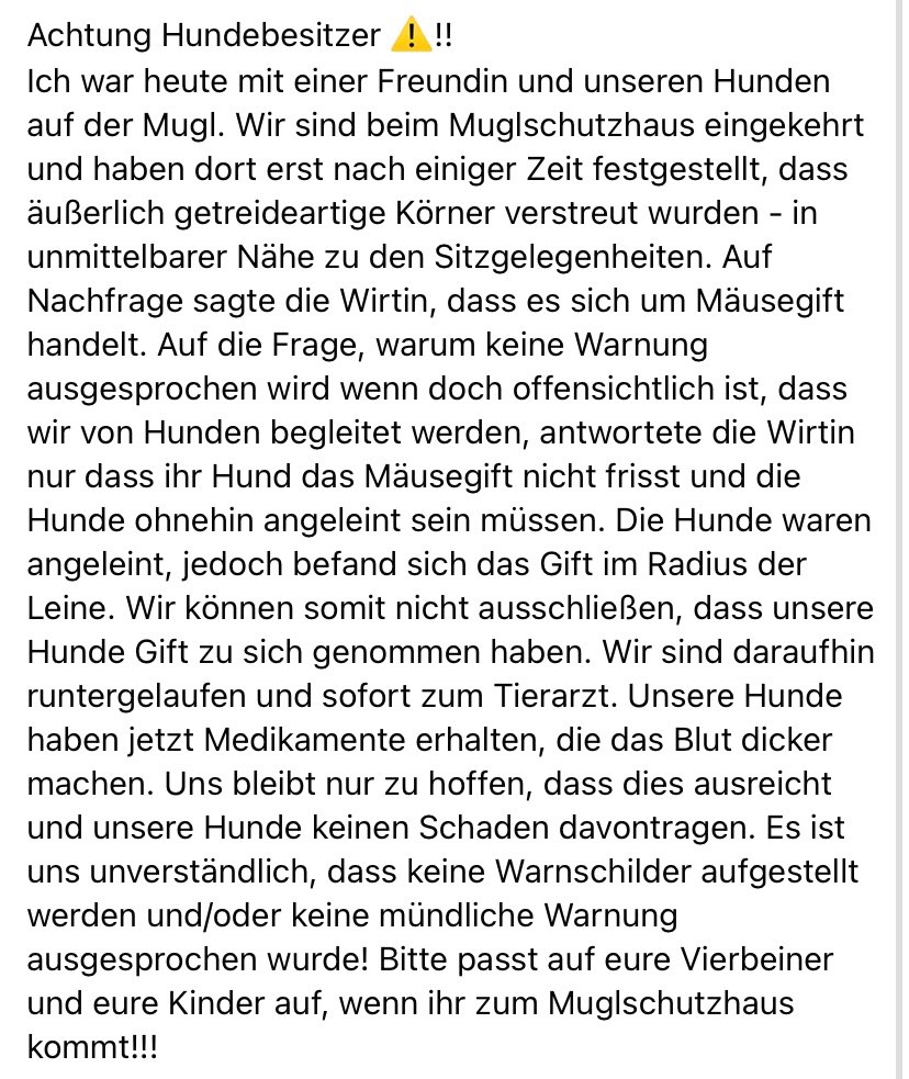 Giftköder-Mäusegift vor Gaststätte-Profilbild