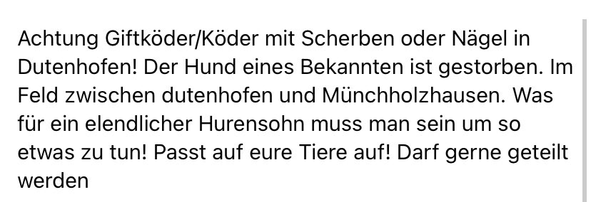 Giftköder-Köder mit Scherben-Profilbild