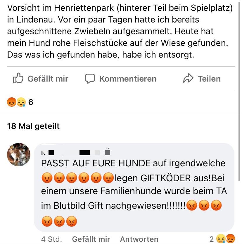 Giftköder-Rohes Fleisch in Park-Profilbild