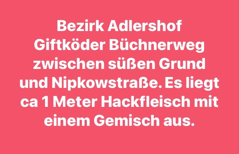 Giftköder-Präpariertes Hackfleisch-Profilbild