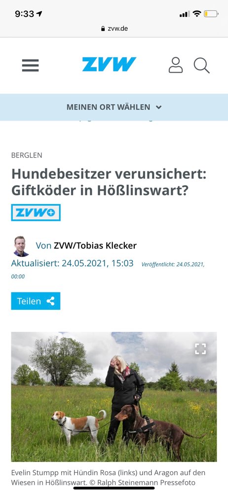 Giftköder-Vergifteter Hund-Profilbild