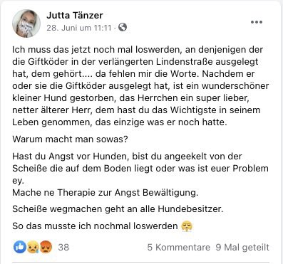 Giftköder-Giftköder - Toter Hund-Profilbild