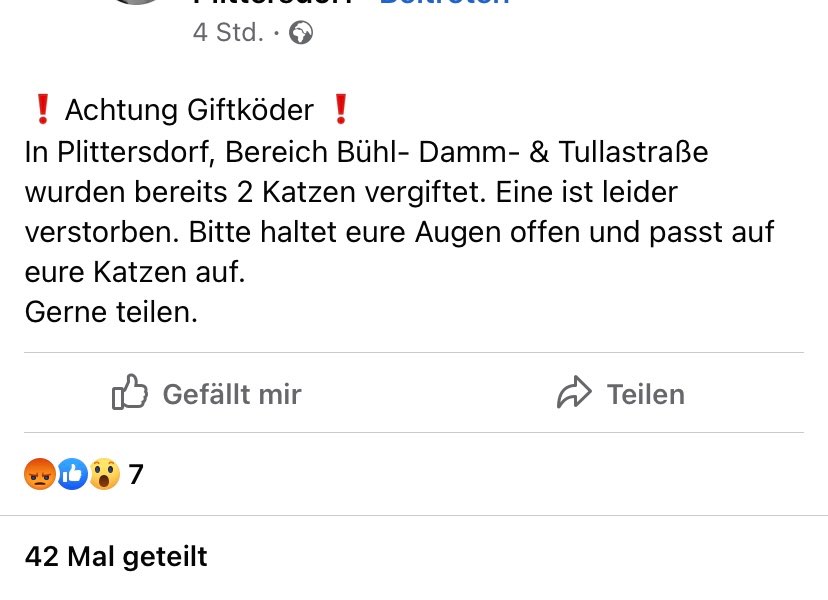 Giftköder-Giftköder - 2 tote Katzen-Profilbild