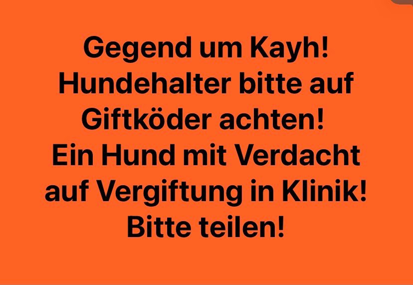 Giftköder-Giftköderverdacht! Herrenberg-Kayh-Profilbild