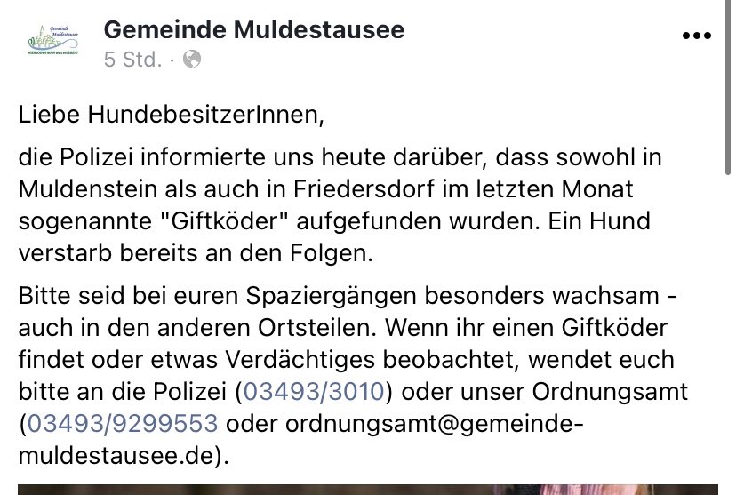 Giftköder-Gemeinde warnt vor Giftködern-Profilbild
