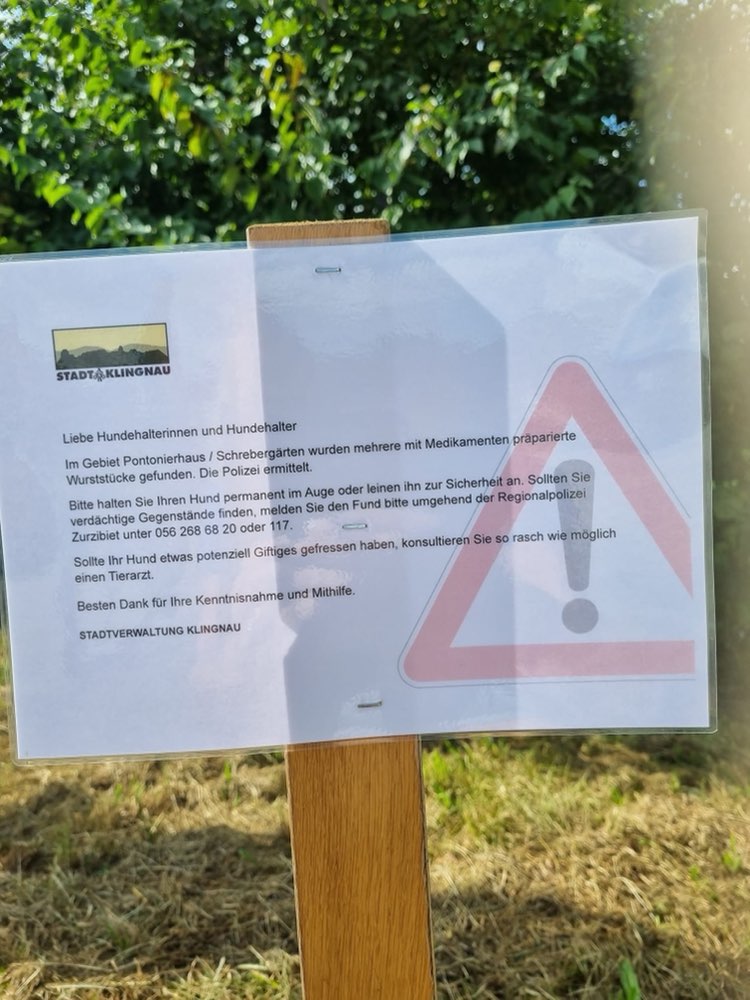 Giftköder-Wurst mit Medikamenten-Profilbild