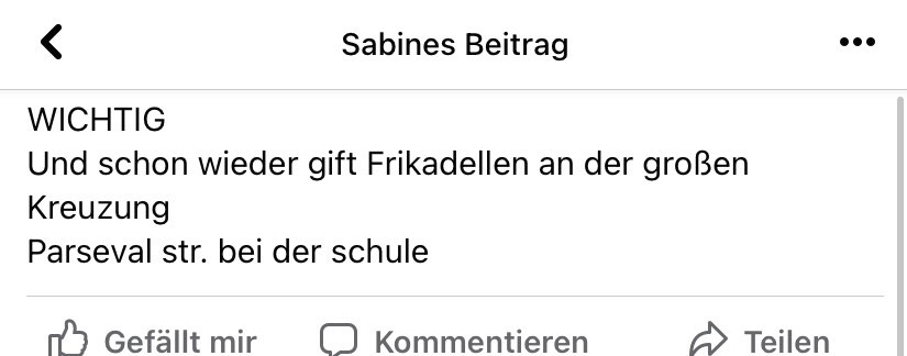 Giftköder-Erneut vergiftete Frikadellen-Profilbild