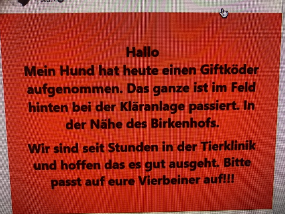 Giftköder-Giftköder  Mehrmals wiederholt !!-Profilbild