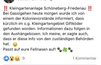 Giftköder-Giftköder beim Kleingartenverein-Profilbild