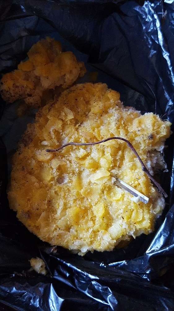 Giftköder-Schnitzel mit Rasierklingen-Profilbild