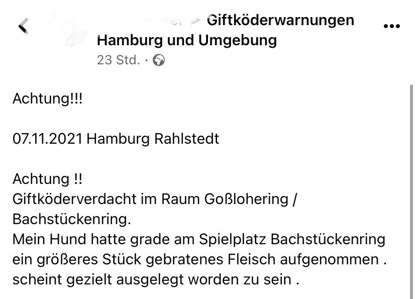 Giftköder-Ausgelegtes Stuckfleisch-Profilbild