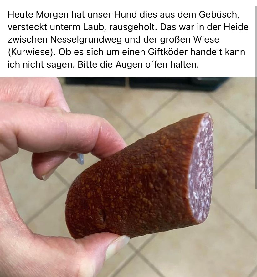 Giftköder-Ausgelegte Wurst-Profilbild