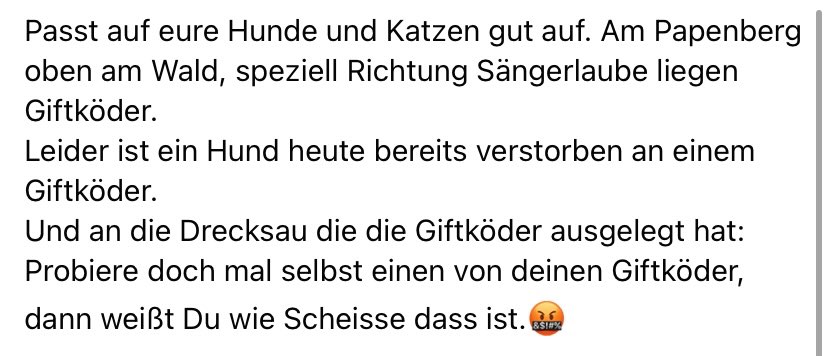 Giftköder-Aufgelegter Giftköder - 1 Toter Hund-Profilbild