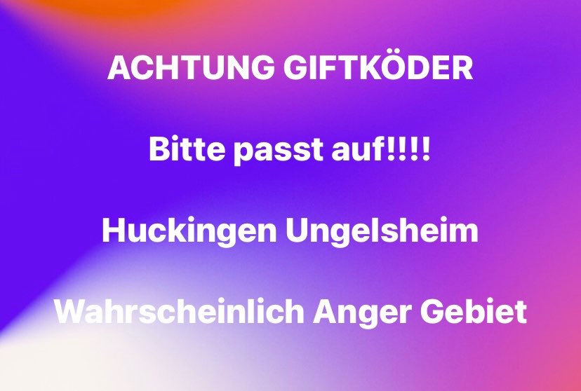 Giftköder-ACHTUNG GIFTKÖDER-Profilbild