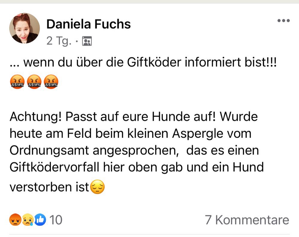 Giftköder-Giftköder - Warnung des Ordnungsamtes-Profilbild