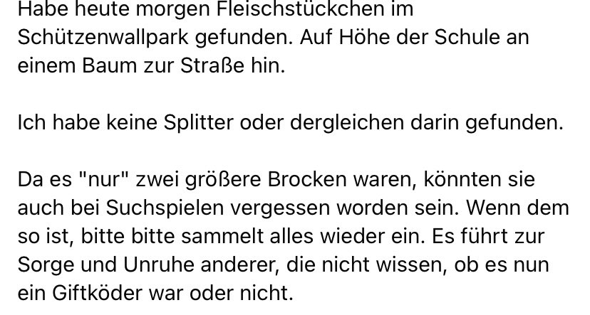 Giftköder-Erneut Fleischstücke-Profilbild