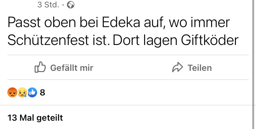 Giftköder-Giftköder am Edeka-Profilbild