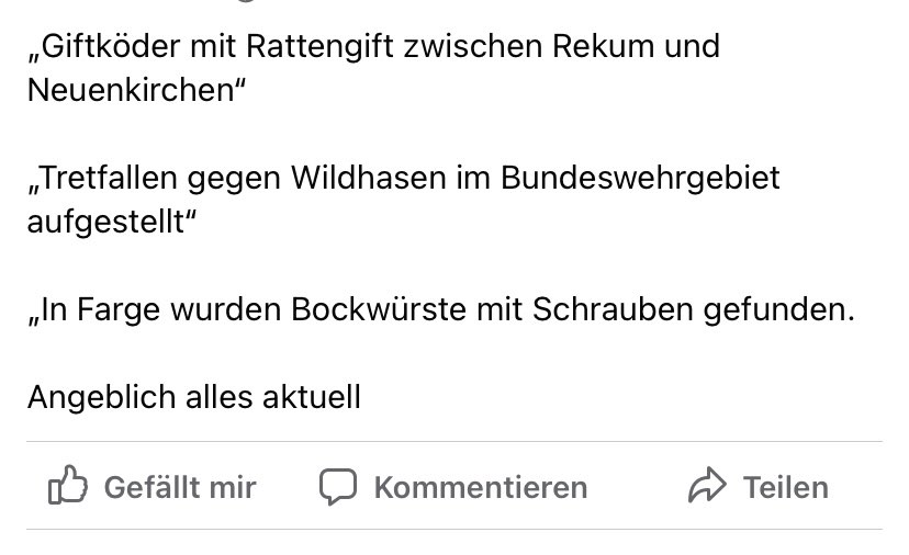 Giftköder-Rattengift / schrauben in Bockwurst / falle-Profilbild